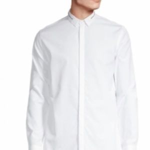The Kooples Slim-Fit Zip-Collar Dress Shirt